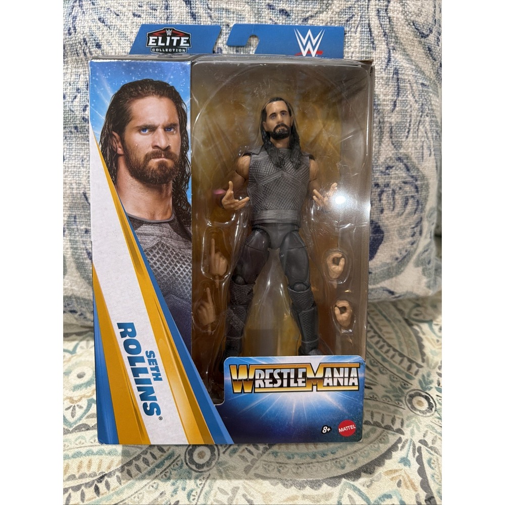 WWE Elite Collection WrestleMania Seth Rollins Figure BaF Sam Roberts Parts (R)